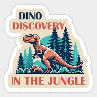 Dino Discovery in the Jungle Sticker